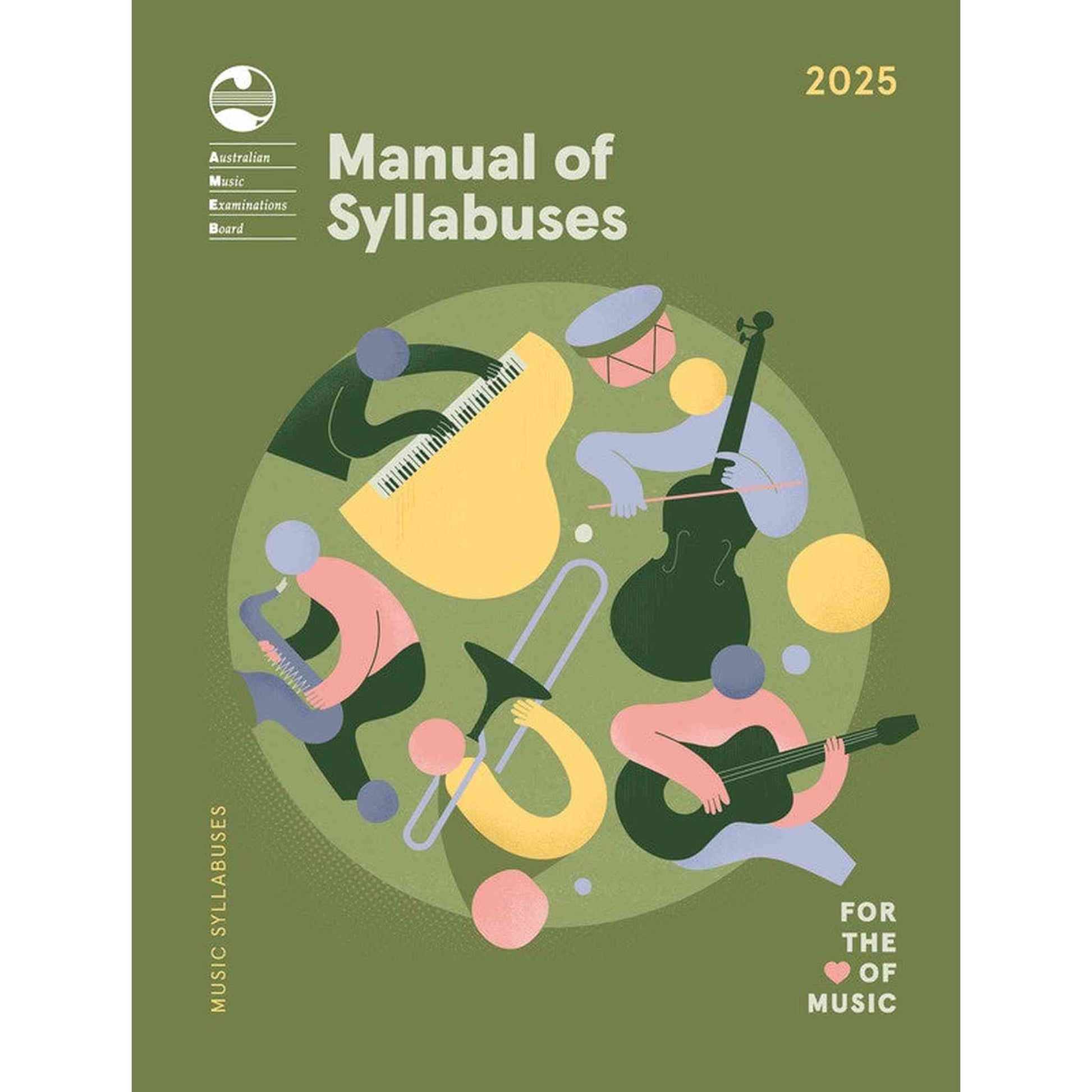 AMEB 2025 Manual of Syllabuses-BOOKS-Joondalup Music Centre