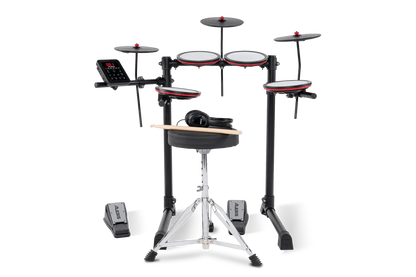 Alesis Turbo Max 7-Pce Electronic Drum Kit w/Mesh Heads & Bluetooth