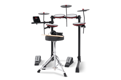 Alesis Turbo Max 7-Pce Electronic Drum Kit w/Mesh Heads & Bluetooth