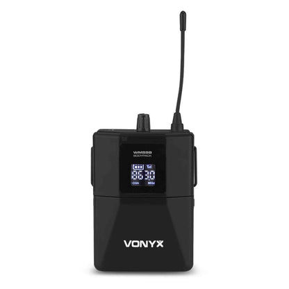 Vonyx WM55B Wireless Bodypack Microphone Set UHF