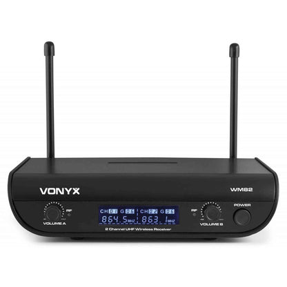Vonyx WM82HH Dual Wireless Handheld Microphone System