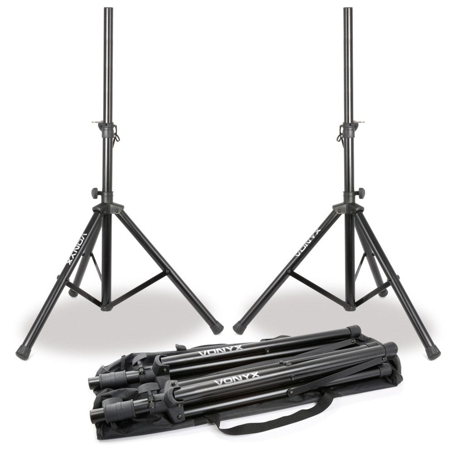 Vonyx 180550 Speaker Stands W/Carry Bag - Joondalup Music Centre