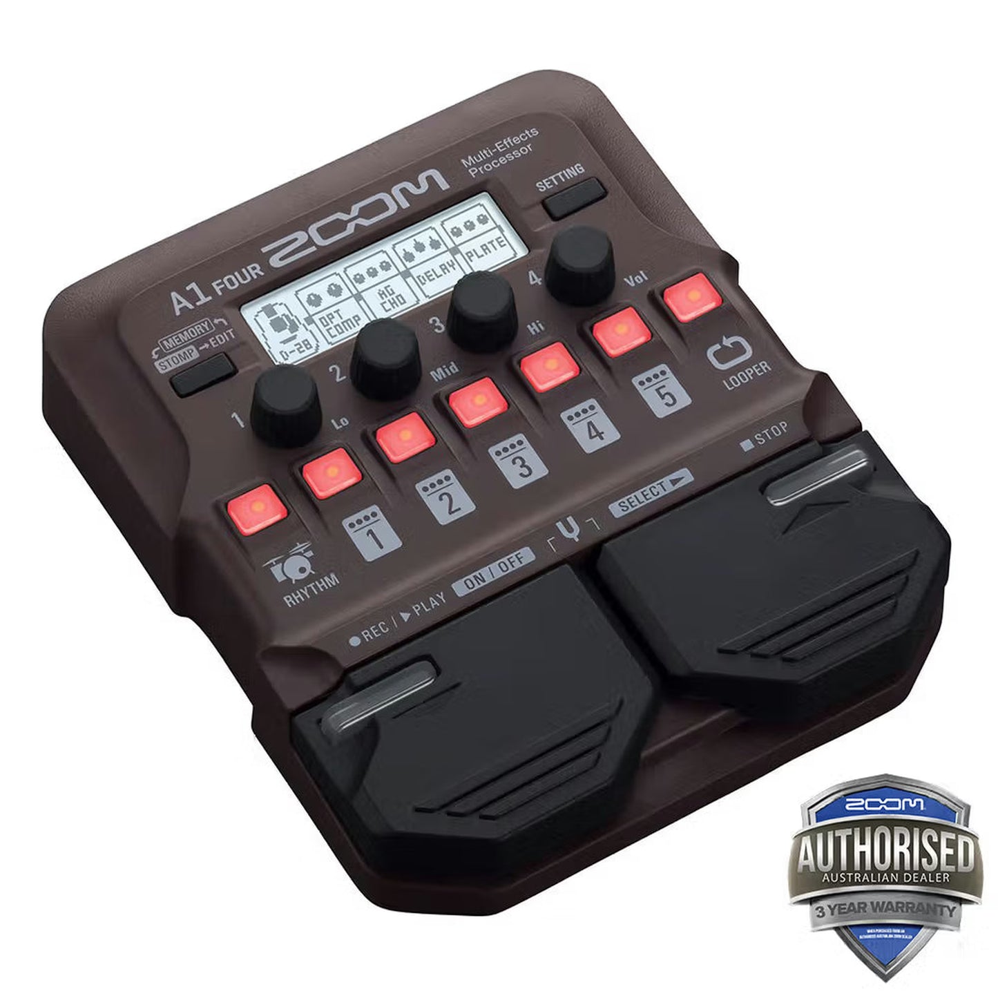 Zoom A1 FOUR Acoustic Multi-Effects Pedal