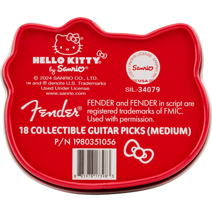 Fender x Hello Kitty Guitar Pick Tin (18 Pack)