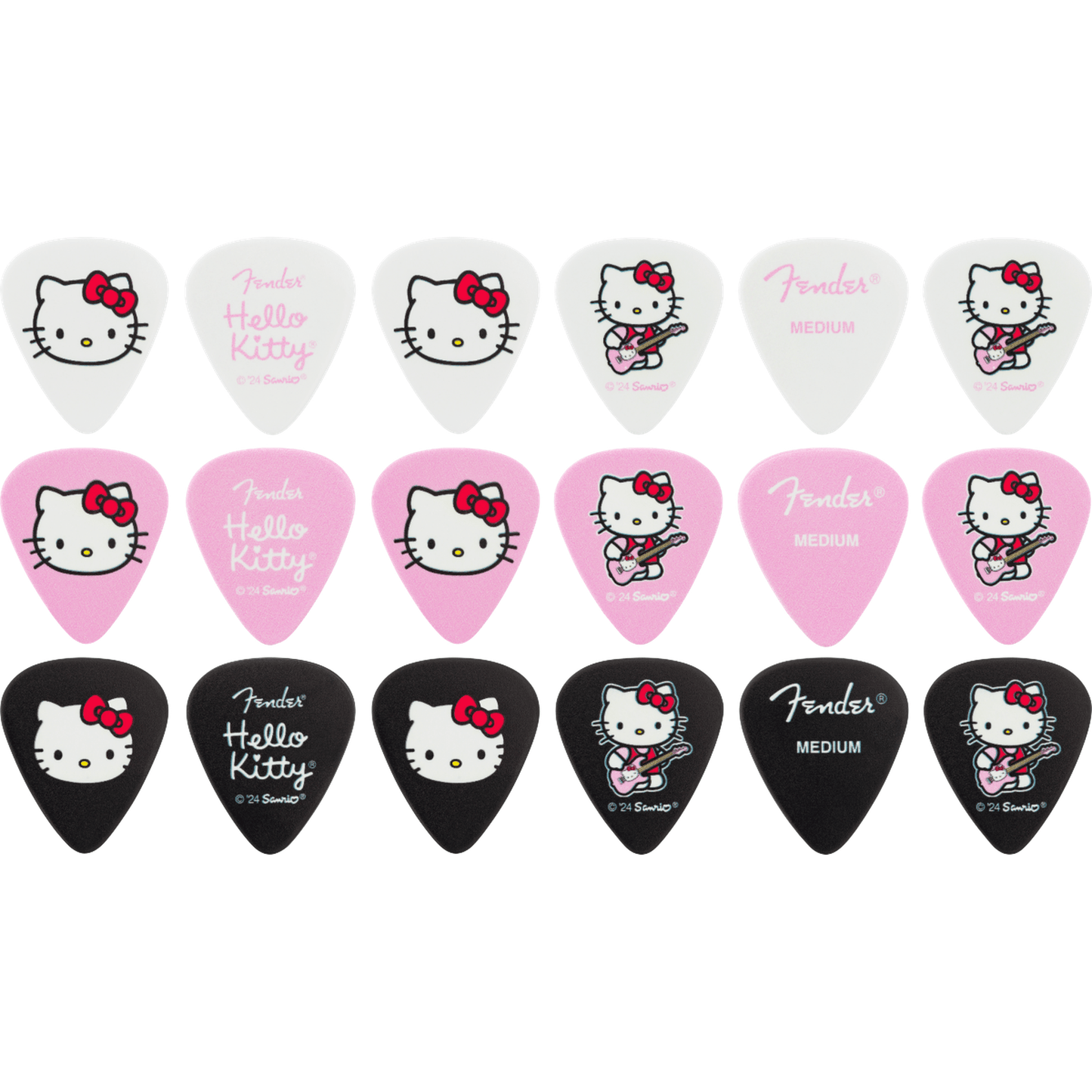 Fender x Hello Kitty Guitar Pick Tin (18 Pack)