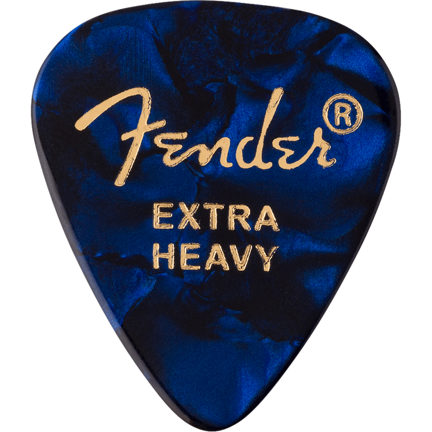 Fender Premium Celluloid Pick Pack - Blue Moto - Extra Heavy