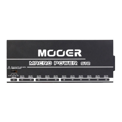 Mooer Macro Power 12-Port Professional Effects Pedal Power Supply - Joondalup Music Centre