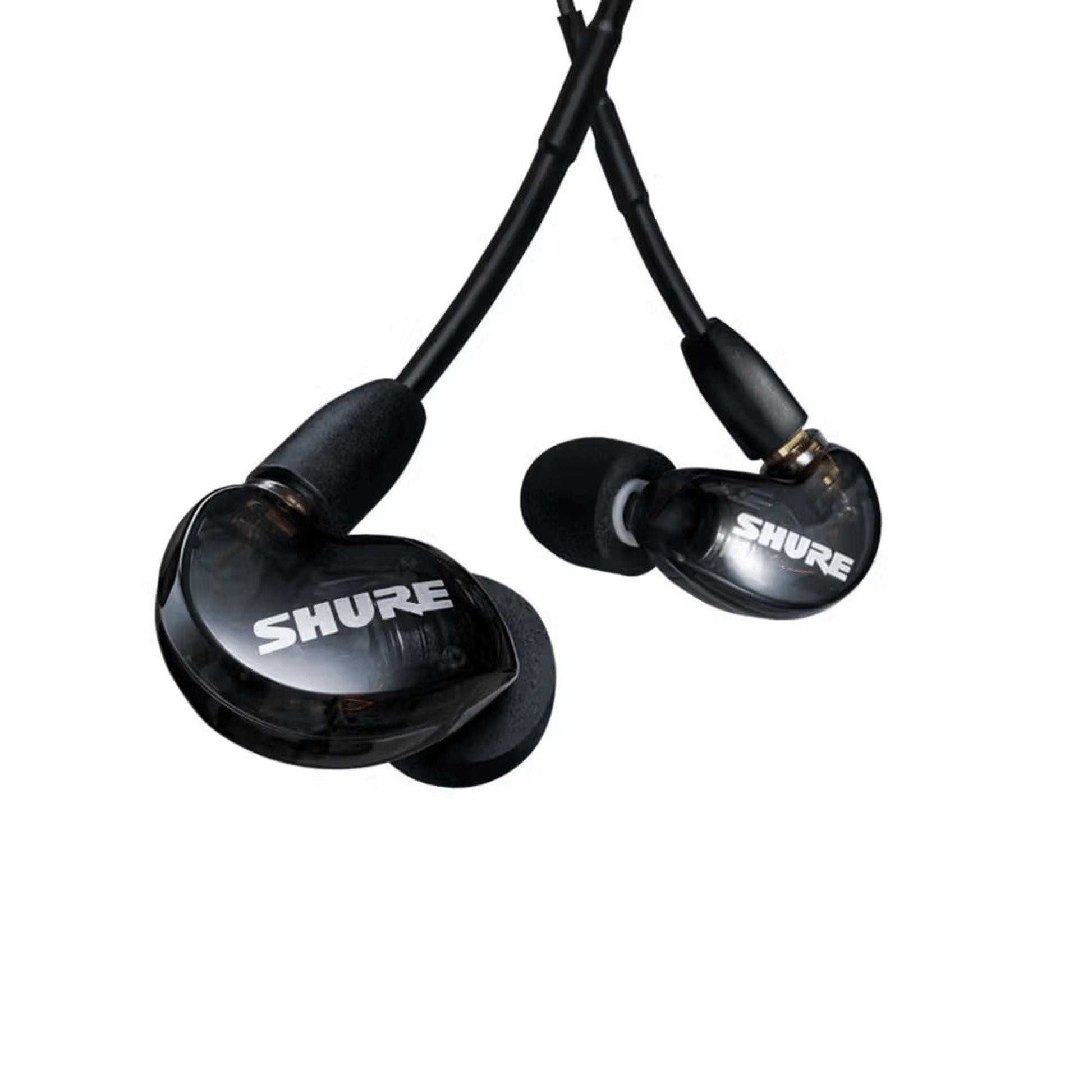 Shure SE215 Sound Isolating Earphones - Black-IN EAR MONITORS-Joondalup Music Centre