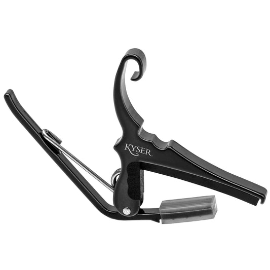 Kyser Quick Change Acoustic Guitar Capo - Black Chrome