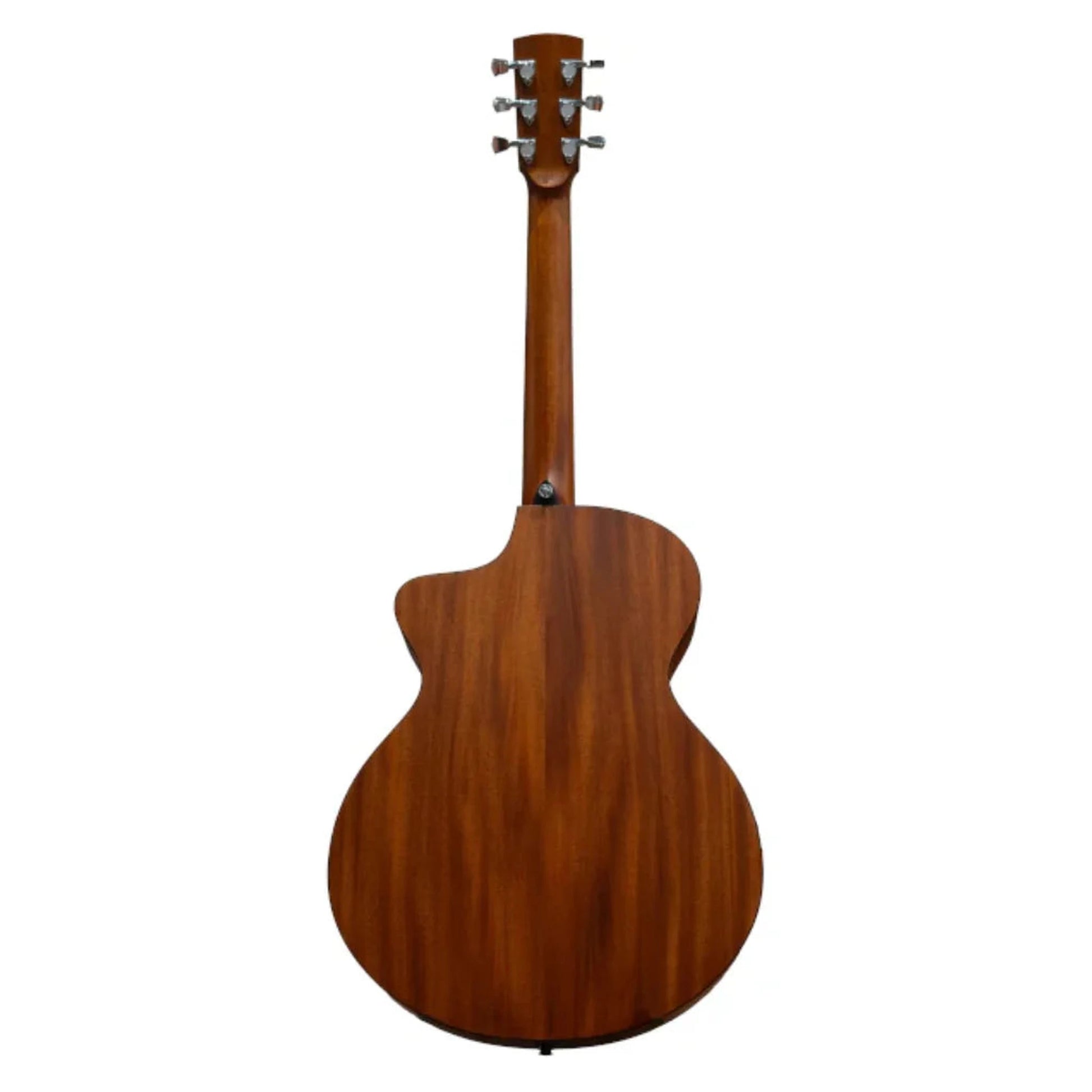 Fenech True Tone Grand Auditorium Cutaway Solid Acoustic Guitar - Mahogany back