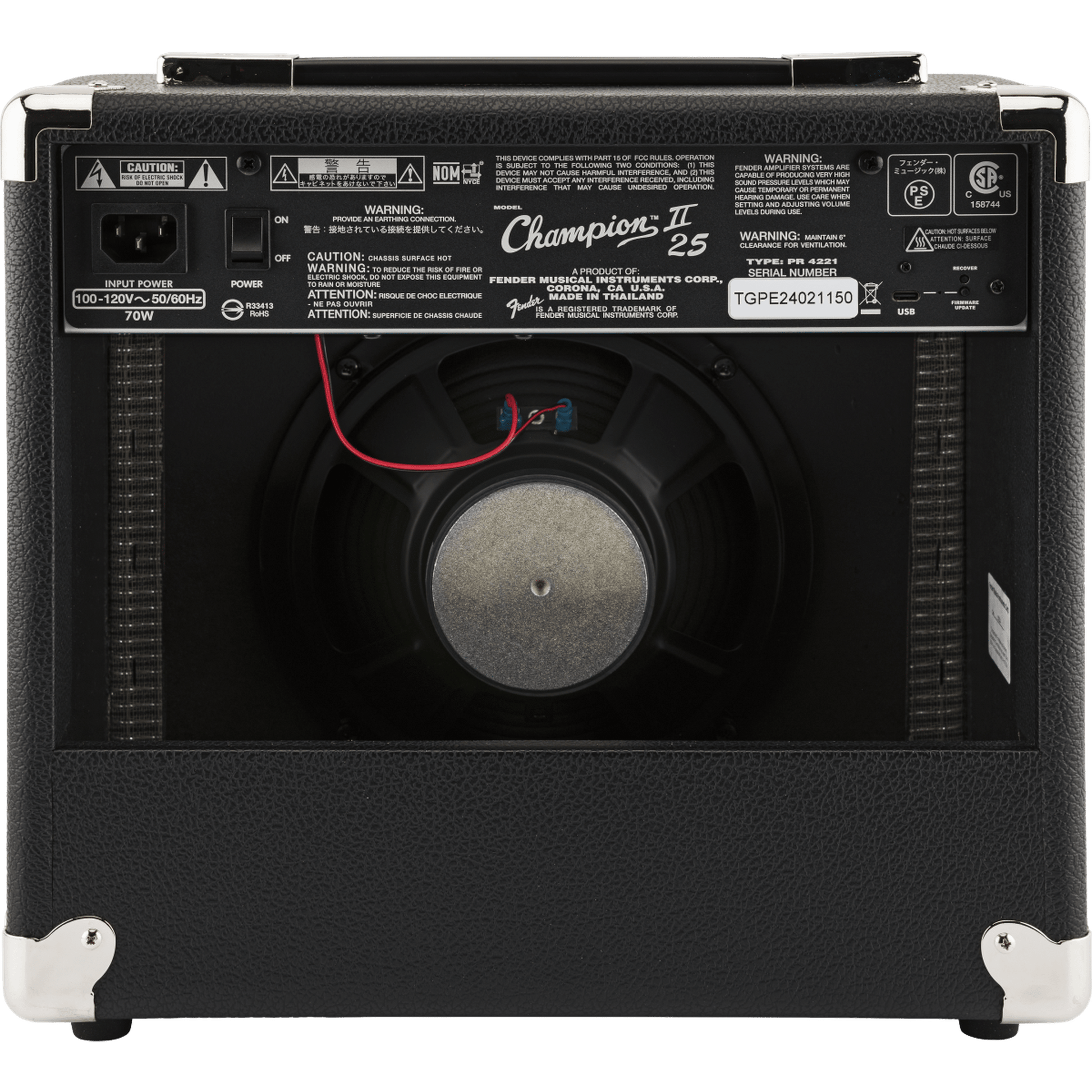 Fender Champion II 25 Guitar Amplifier - Joondalup Music Centre