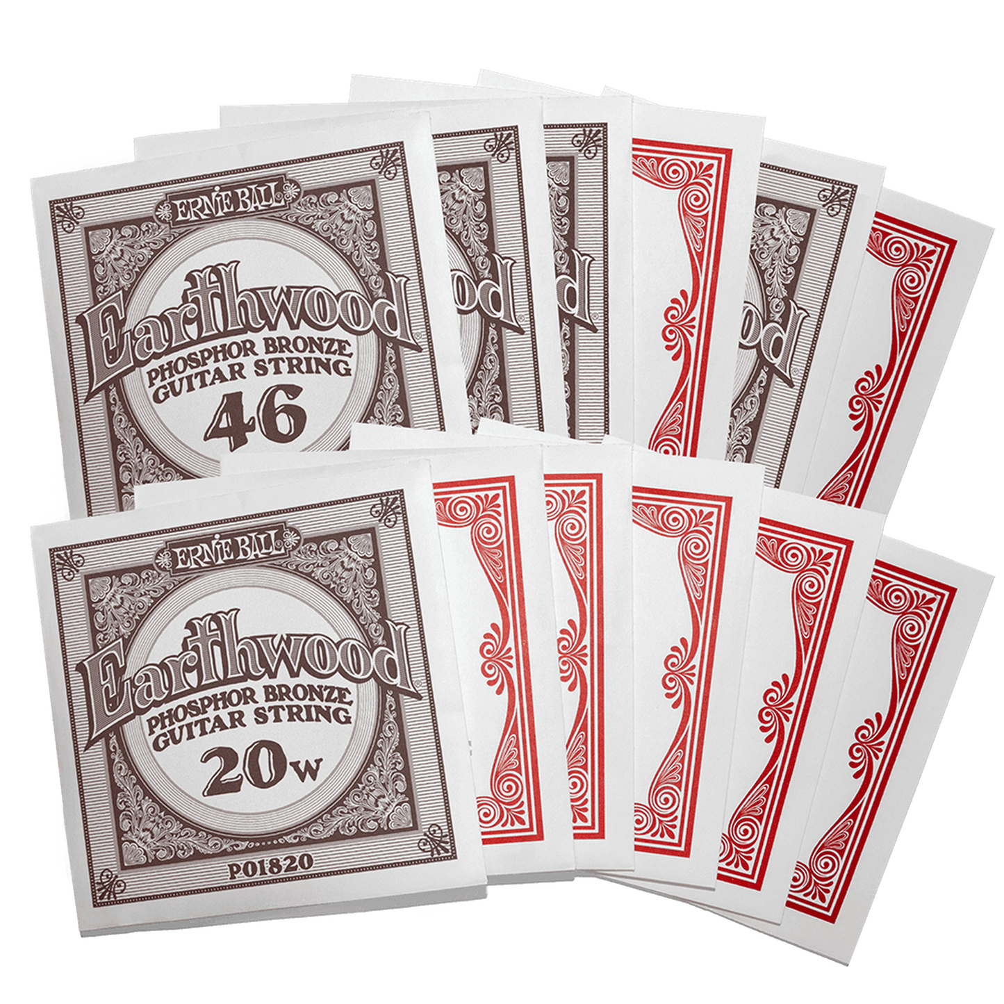 Ernie Ball Earthwood Phosphor Bronze 12 String Lite - 9-46