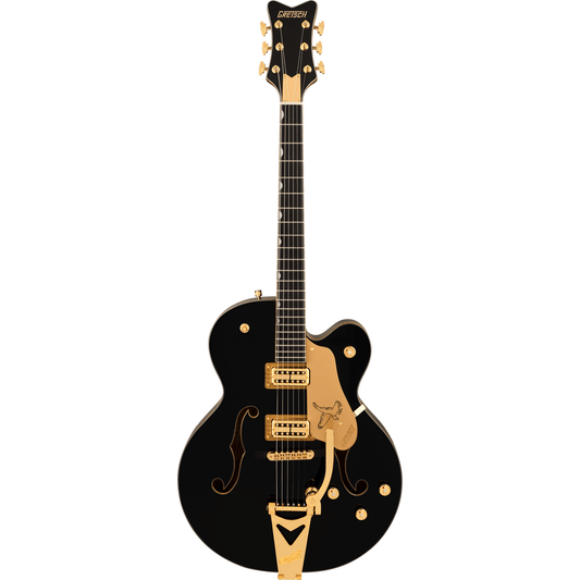 Gretsch Synchromatic Falcon Hollow Body Single-Cut W/Bigsby - Black & Gold