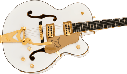 Gretasch Synchromatic Falcon Hollow Body Single-Cut W/Bigsby - Snowcrest White