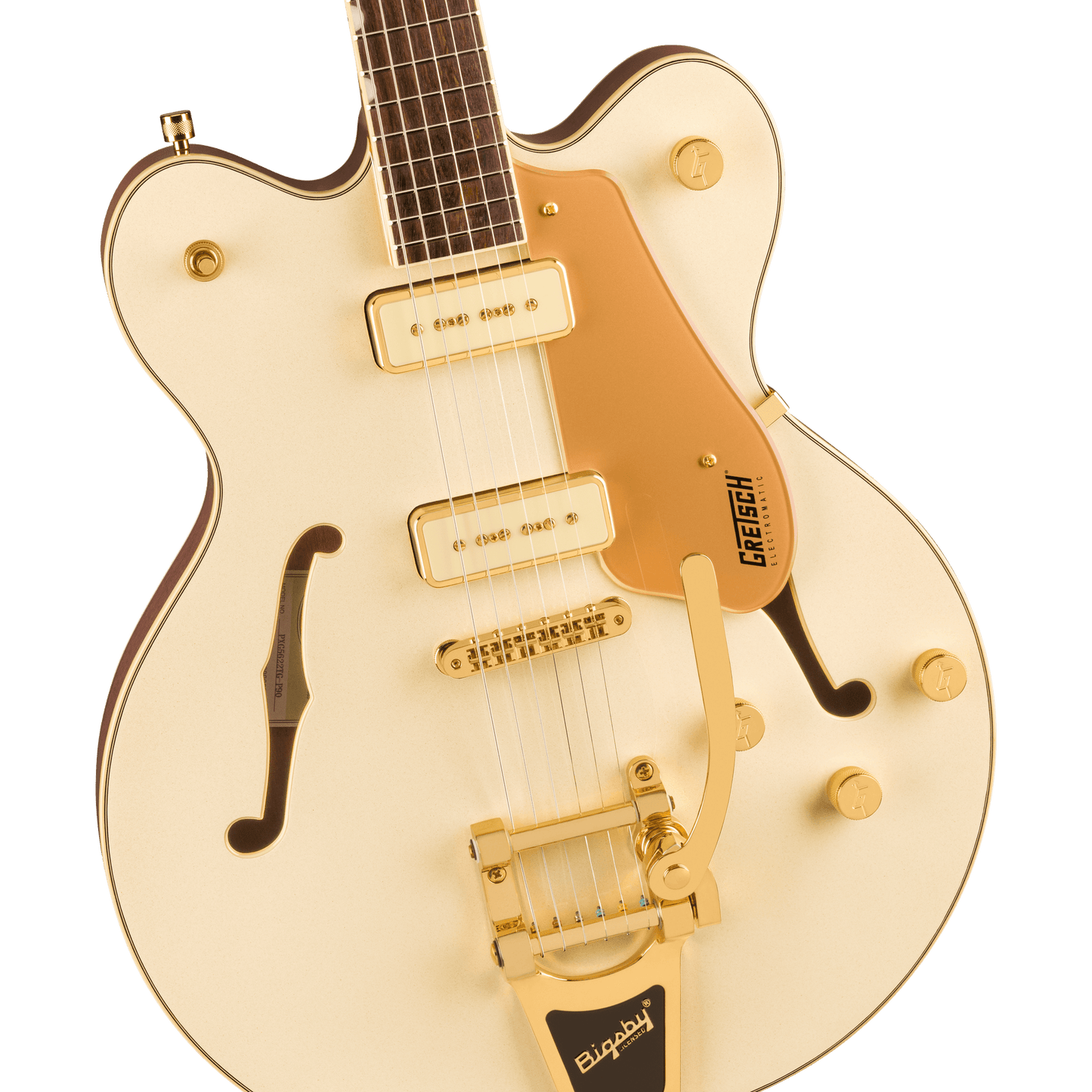 Gretsch Electromatic Pristine LTD Center Block Double-Cut Electric Guitar - White Gold - Joondalup Music Centre