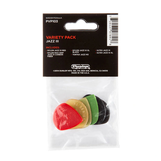 Dunlop Picks Jazz II Players Pack Variety
