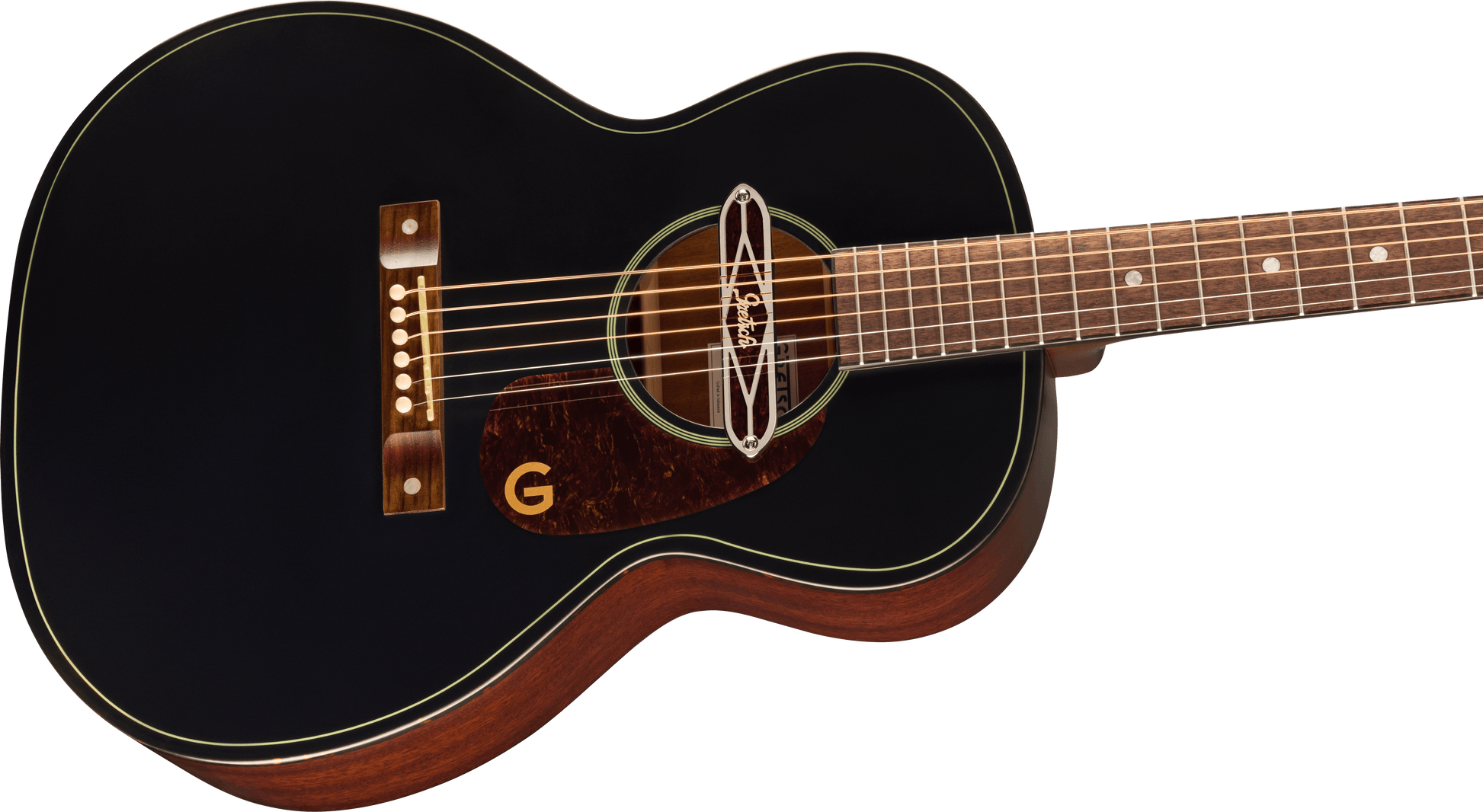 Gretsch Deltoluxe Concert Acoustic Guitar - Black - Joondalup Music Centre