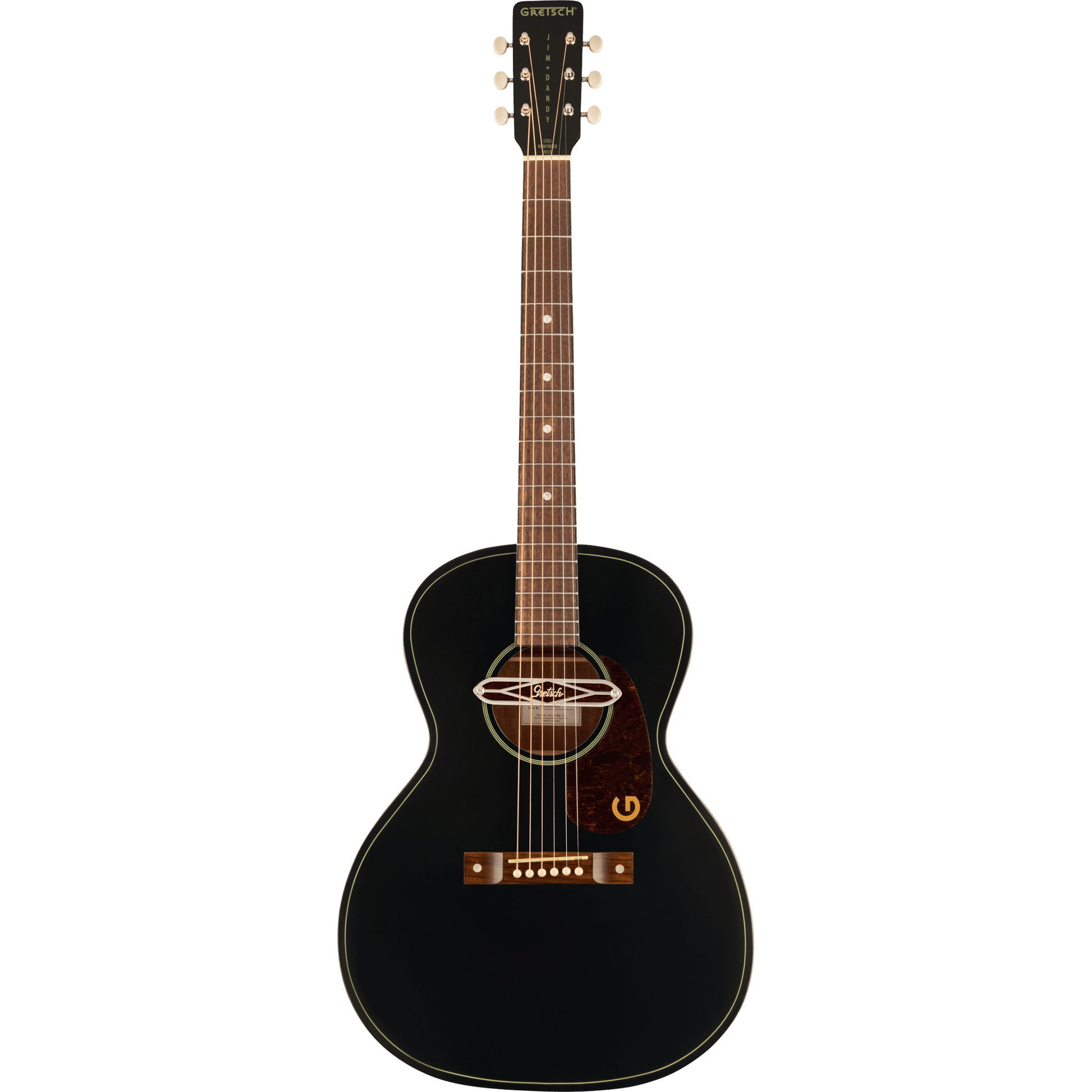 Gretsch Deltoluxe Concert Acoustic Guitar - Black - Joondalup Music Centre