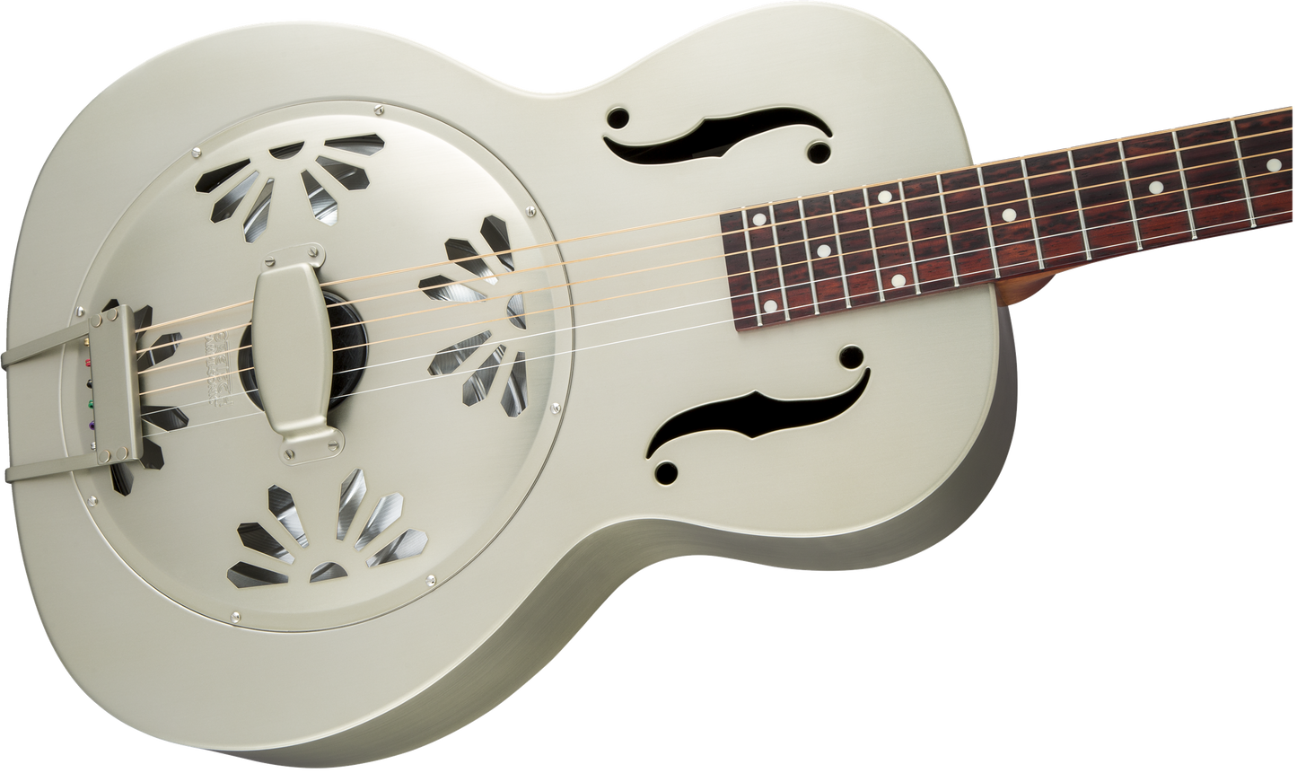 Gretsch G9201 Honey Dipper Round-Neck Brass Body Resonator Guitar