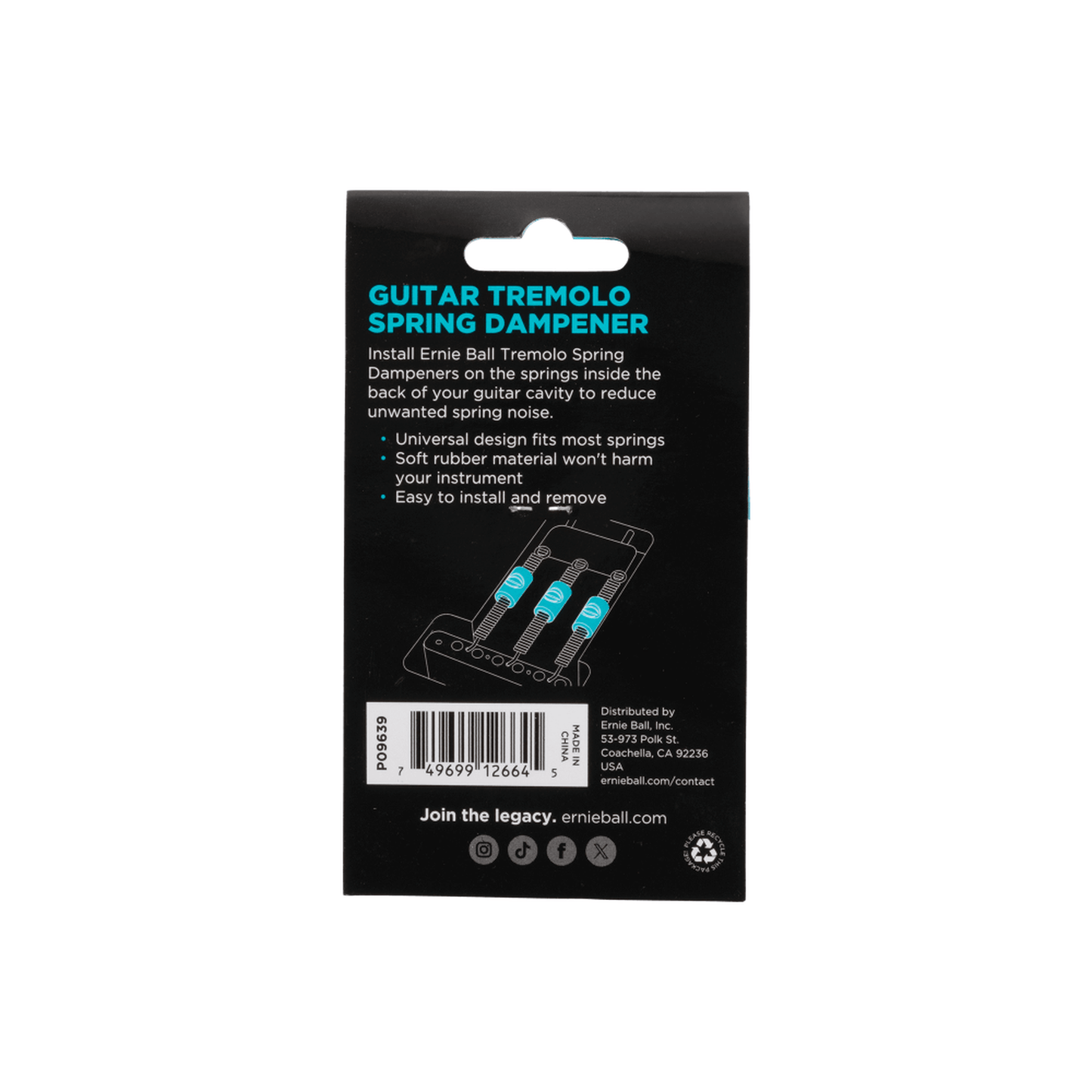 Ernie Ball String Dampener - Guitar Tremolo
