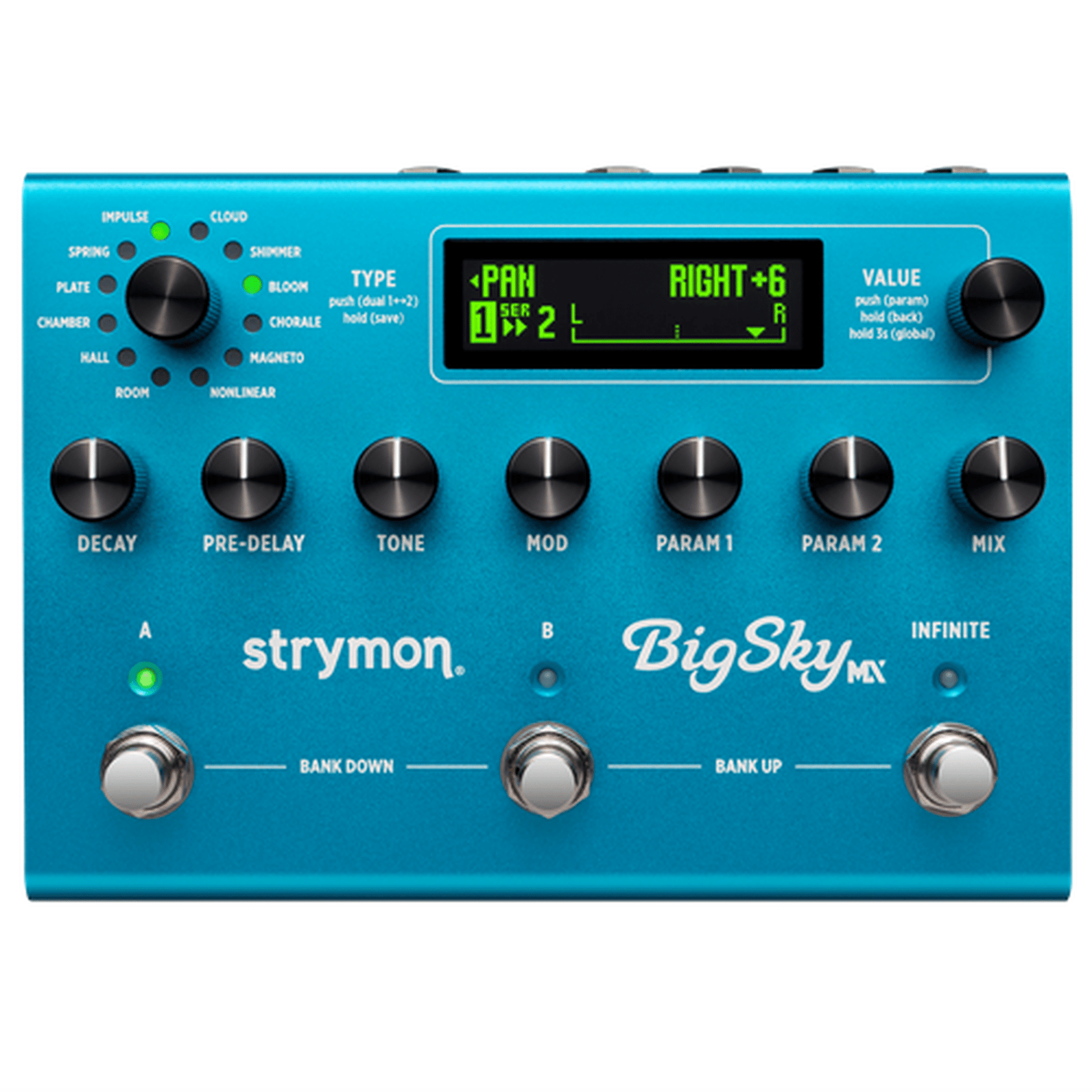 Strymon BigSky MX Programmable - Stereo Reverb Pedal