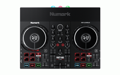 Numark Party Mix Live DJ Controller w/ Built-In Light Show & Speakers