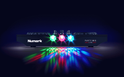 Numark Party Mix Live DJ Controller w/ Built-In Light Show & Speakers