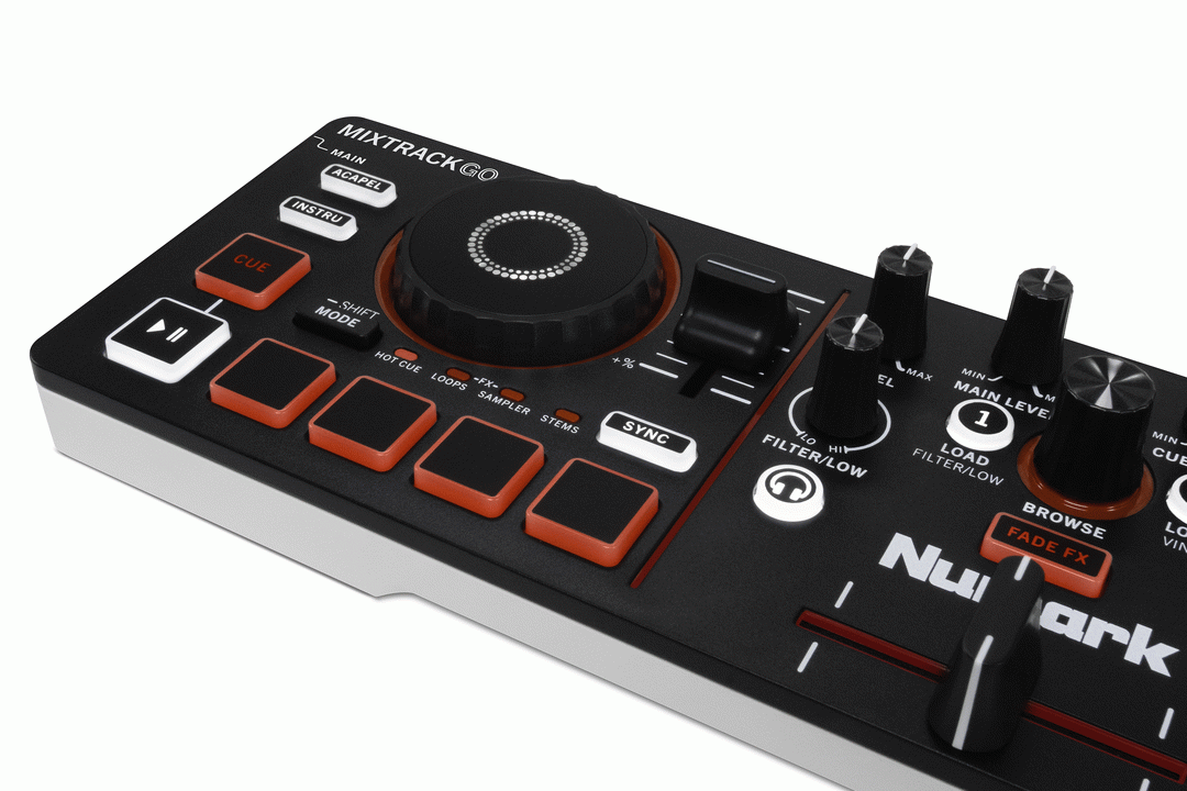 Numark Mixtrack Go Pocket DJ Controller