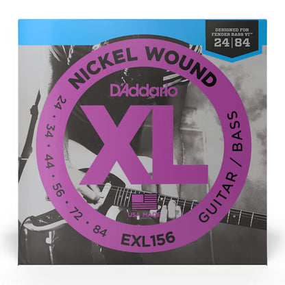 DAddario EXL156 Bass VI Electric Guitar Strings - 24-84