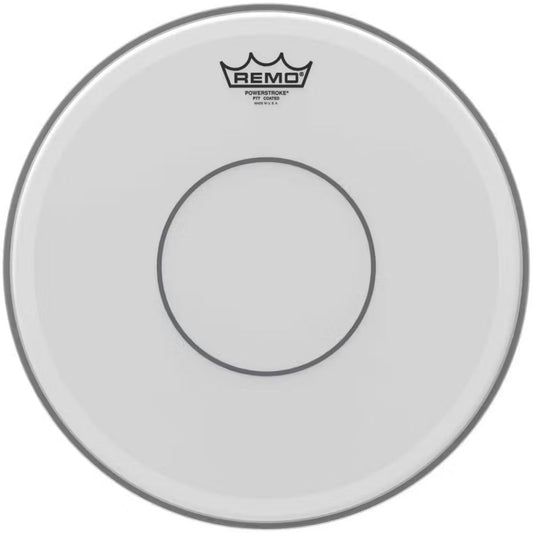 Remo P7-0114-C2 Powerstroke 77 Coated Clear Dot Snare Drumhead - Top Clear Dot - 14