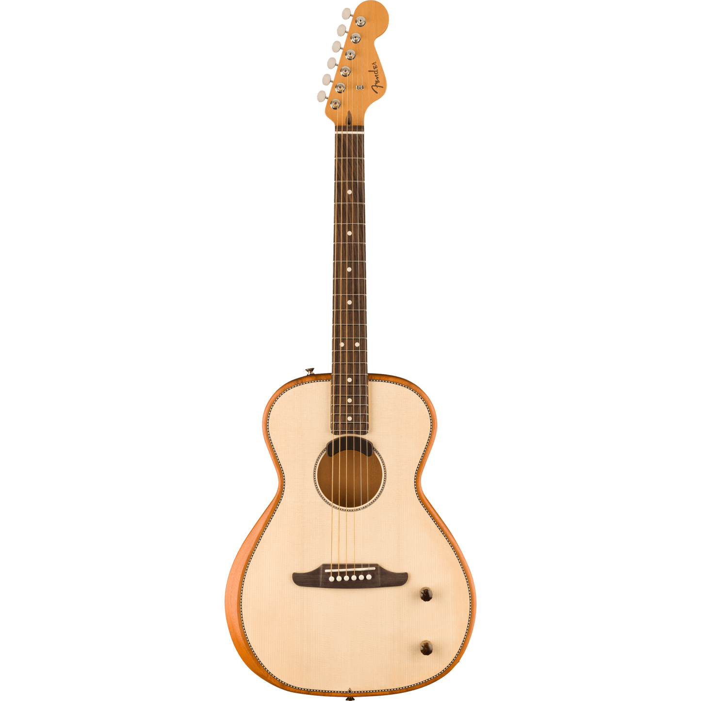 Fender Highway Series Parlor Acoustic Guitar - RW - Natural-ACOUSTIC GUITAR-Joondalup Music Centre