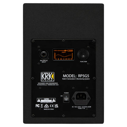 KRK Rokit 5 Gen5 130W 5inch Active Studio Monitor w/ DSP