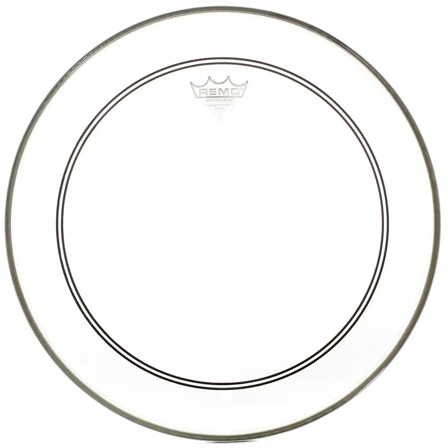 Remo P3-1320-C2 Powerstroke P3 Clear Bass Drumhead - 20 w/ Falam Patch