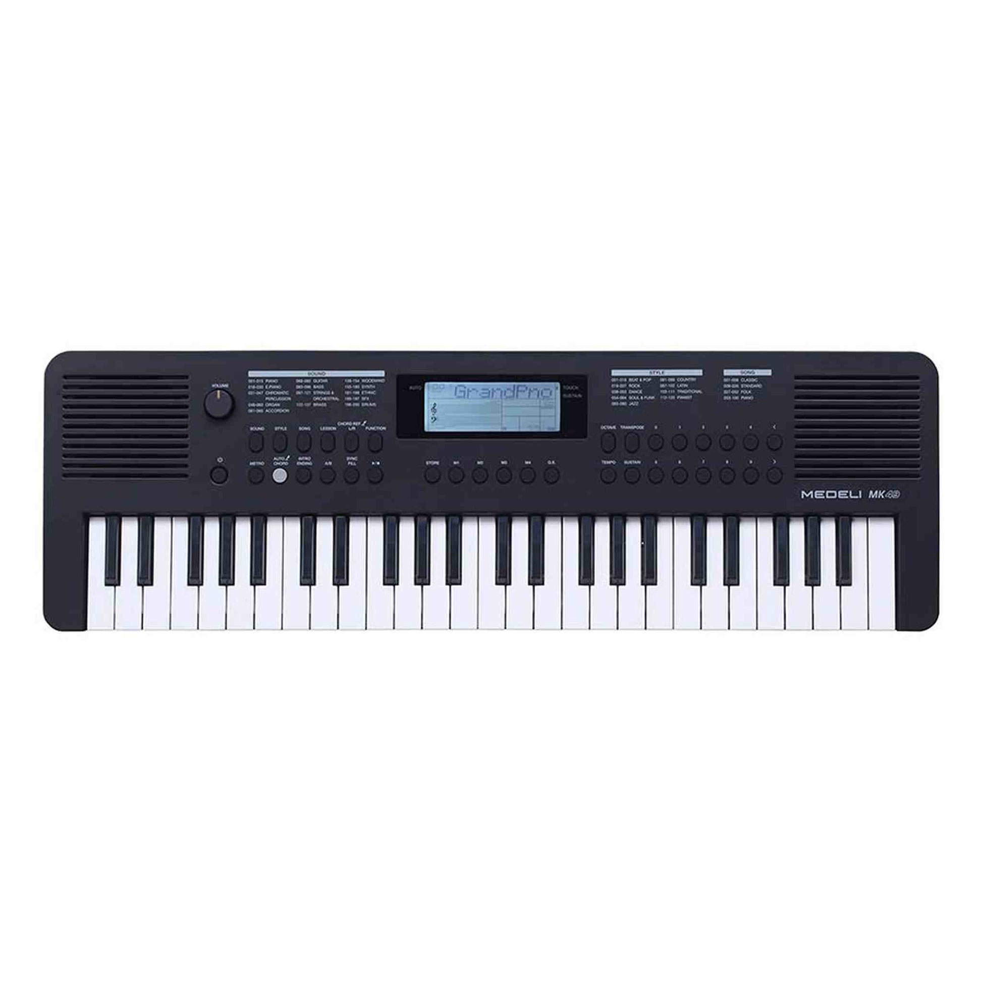 Medeli MK49 49-Mini-Key Portable Keyboard top