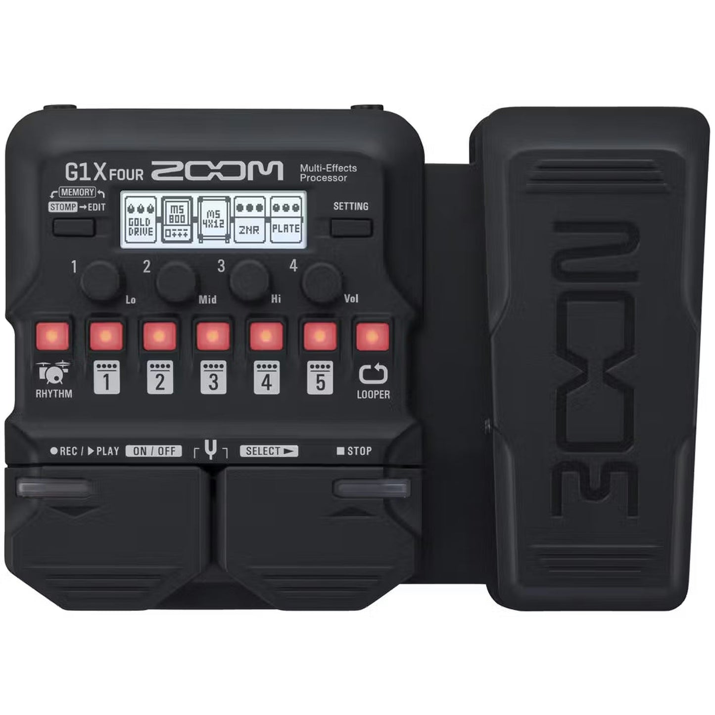 Zoom G1X FOUR Guitar Multi-Effects Pedal with Expression Pedal