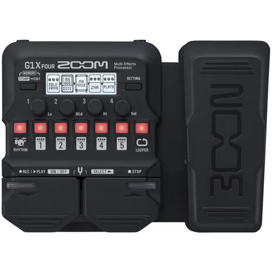 Zoom G1X FOUR Guitar Multi-Effects Pedal with Expression Pedal