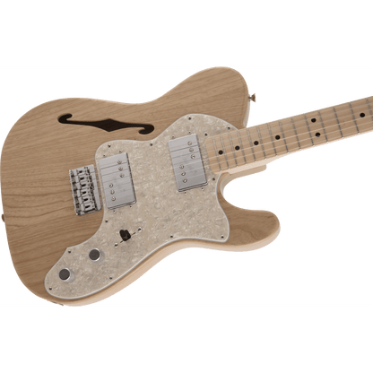 Fender Made in Japan Traditional 70s Thinline Telecaster - Natural-ELECTRIC GUITAR-Joondalup Music Centre