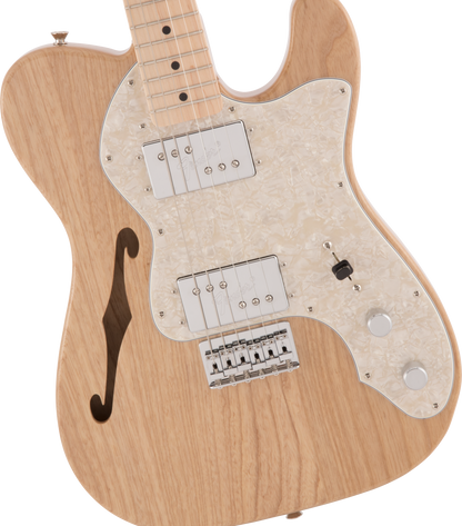 Fender Made in Japan Traditional 70s Thinline Telecaster - Natural-ELECTRIC GUITAR-Joondalup Music Centre