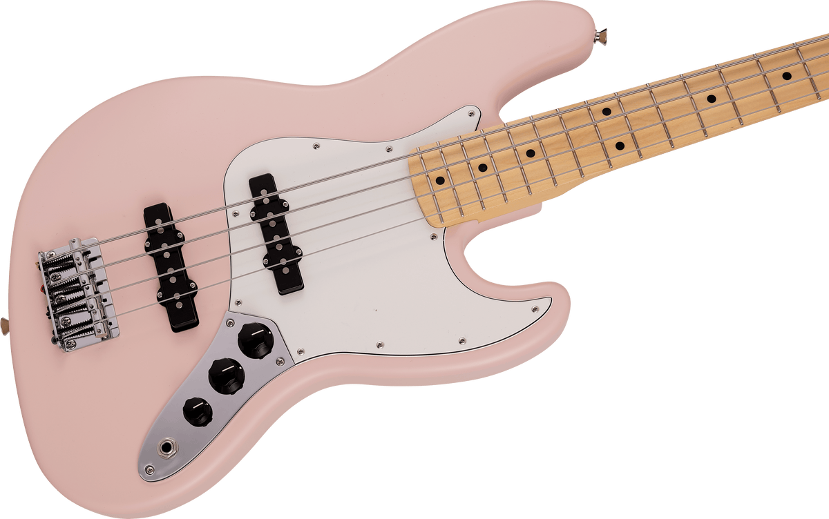 Fender Made in Japan Junior Collection Jazz Bass - Satin Shell Pink