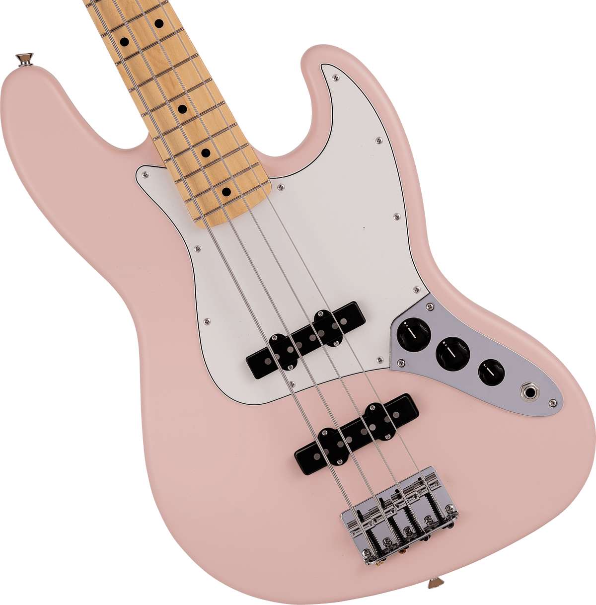 Fender Made in Japan Junior Collection Jazz Bass - Satin Shell Pink