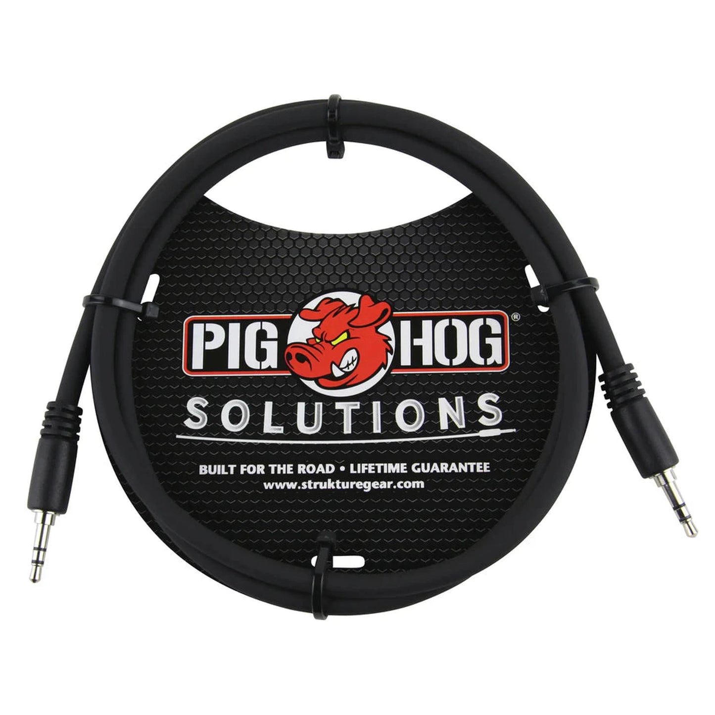 Pig Hog 3.5mm TRS to 3.5mm TRS, 6ft - CABLES & ADAPTORS - [shop-name]