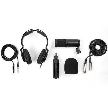 Zoom ZDM1 Podcasting Mic Pack with ZDM1 Microphone, ZHP1 Headphones & Accessories