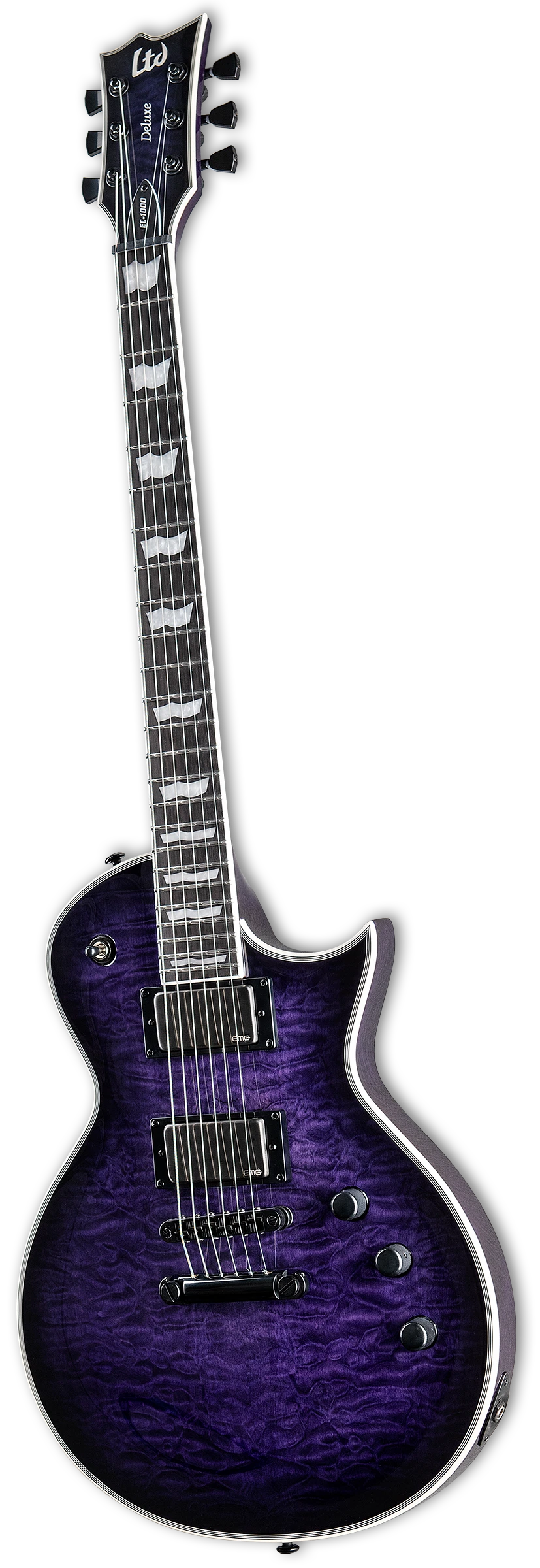 ESP LTD EC-1000 Quilted Maple Top - Purple Burst