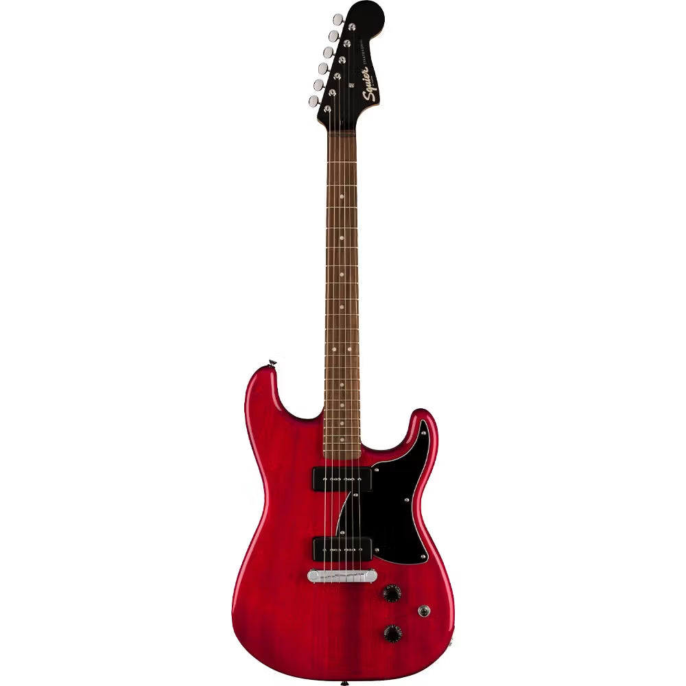 Squier Paranormal Strat-O-Sonic - Crimson Red Transparent