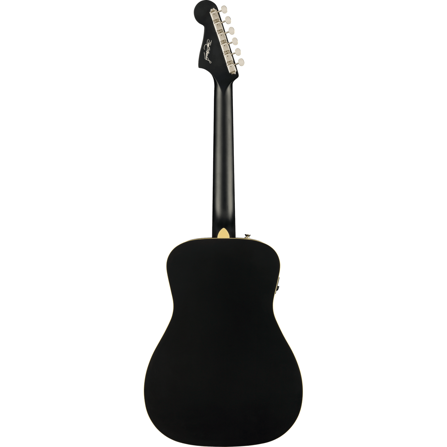 Fender  Joe Strummer Campfire Acoustic Guitar - Matte Black-ACOUSTIC GUITAR-Joondalup Music Centre