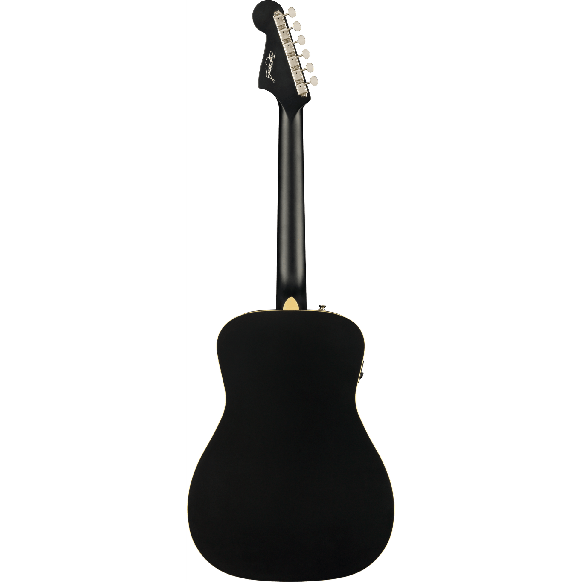 Fender  Joe Strummer Campfire Acoustic Guitar - Matte Black-ACOUSTIC GUITAR-Joondalup Music Centre