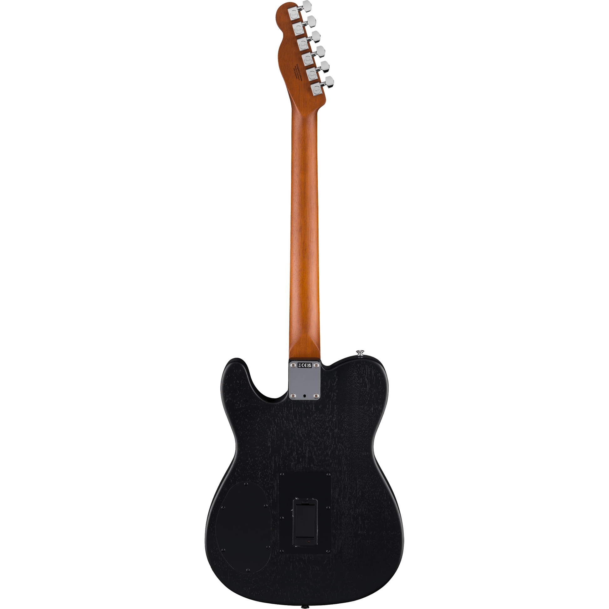 Fender Acoustasonic Standard Telecaster Acoustic Guitar - Black-ACOUSTIC GUITAR-Joondalup Music Centre