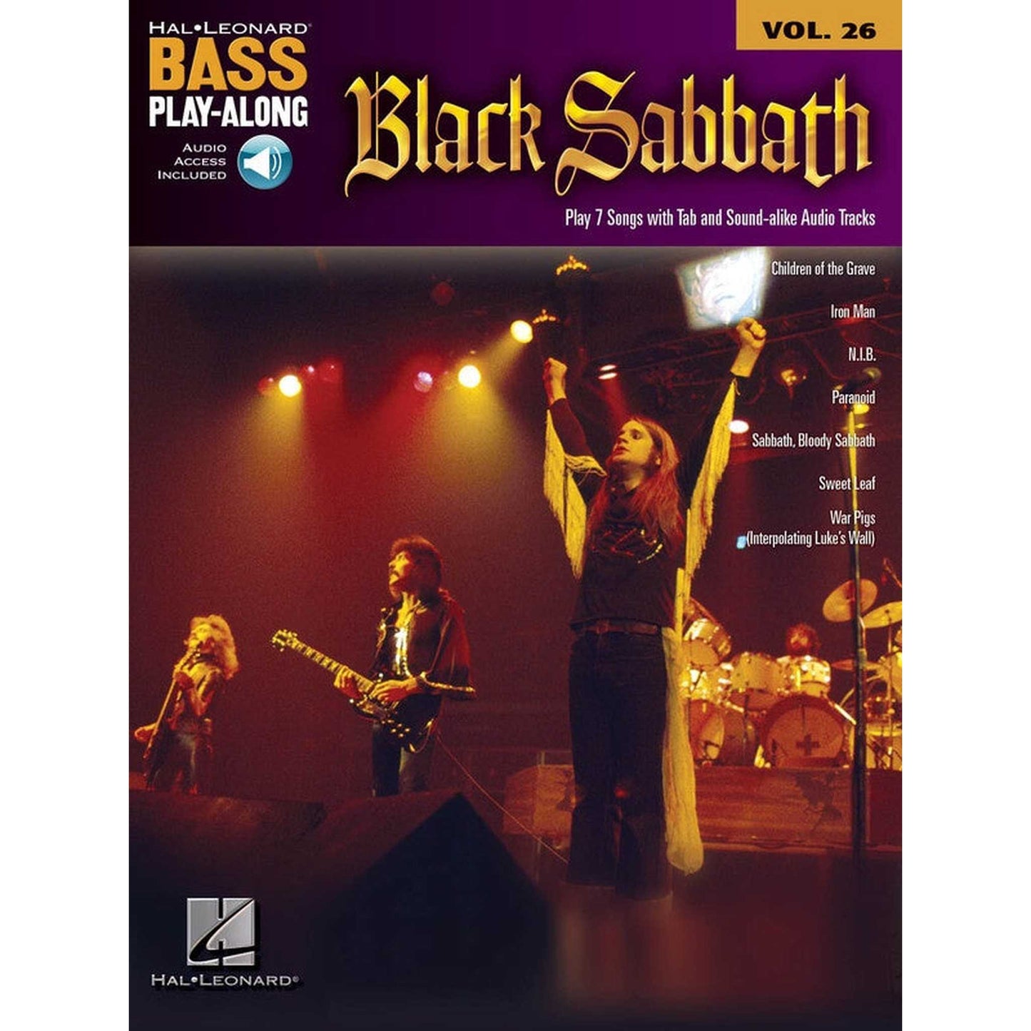 Black Sabbath Bass Play-Along Volume 26