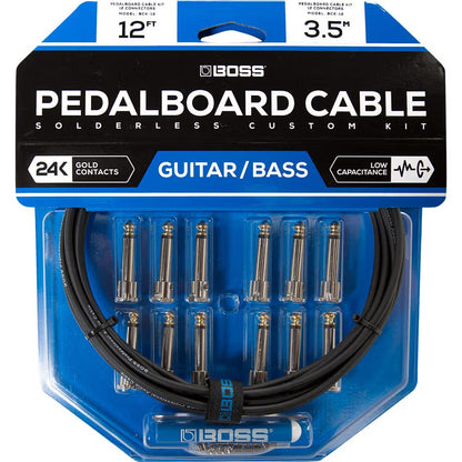 Boss BCK12 Premium Solderless Pedalboard Cable Kit