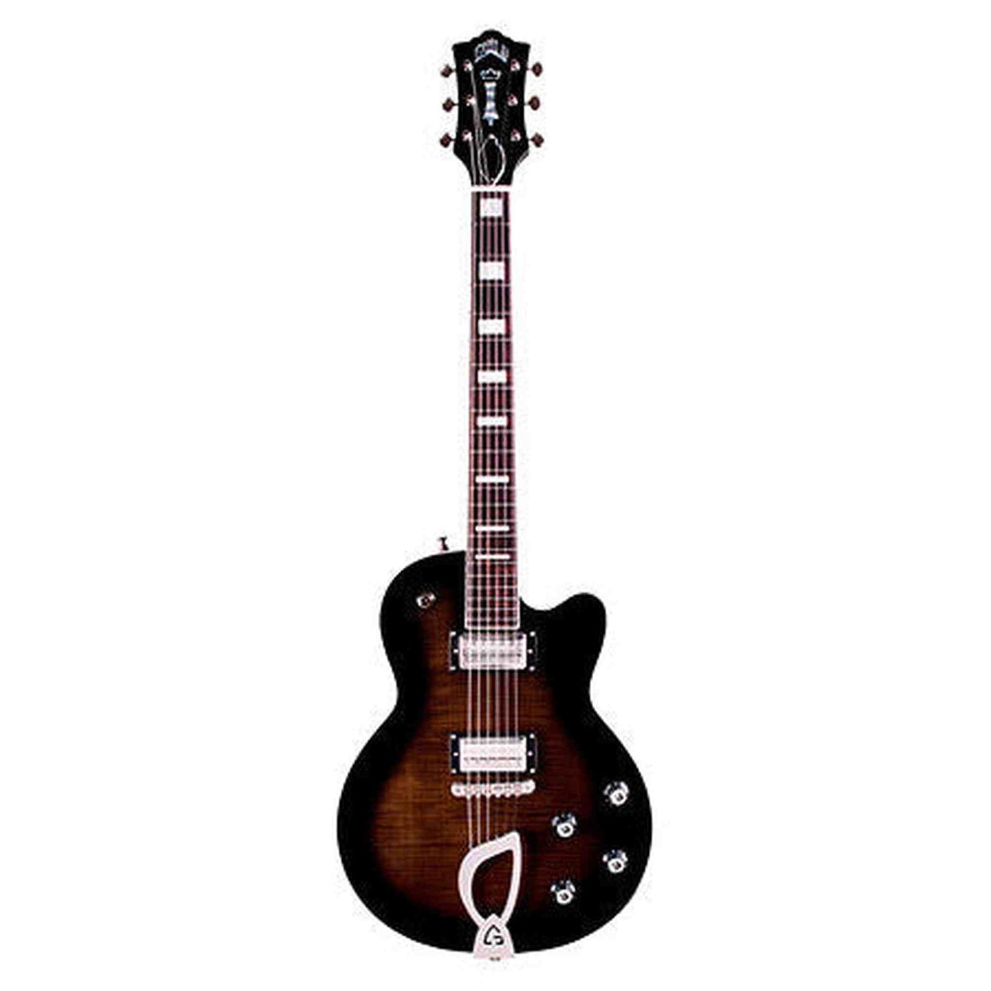 Guild Aristocrat HH Electric Guitar - Transparent Black Burst